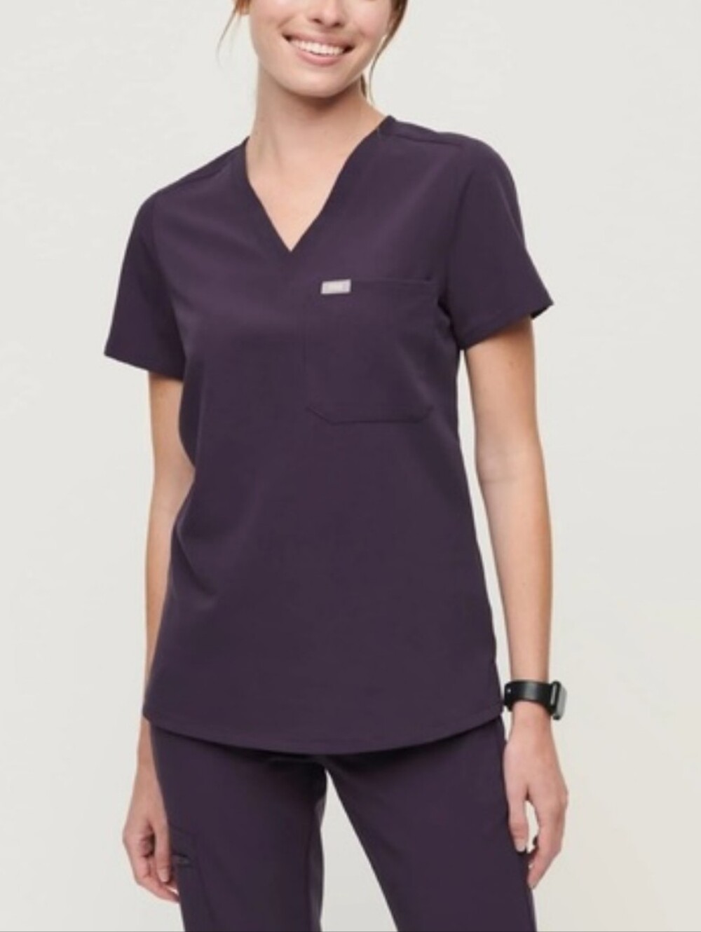 Figs Purple Shadow Catarina Scrub Top Limited Edition